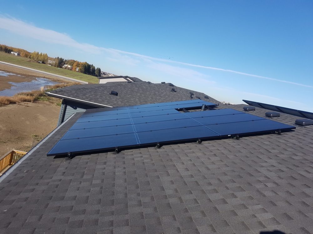 8.7 KW Residential solar panels in alberta