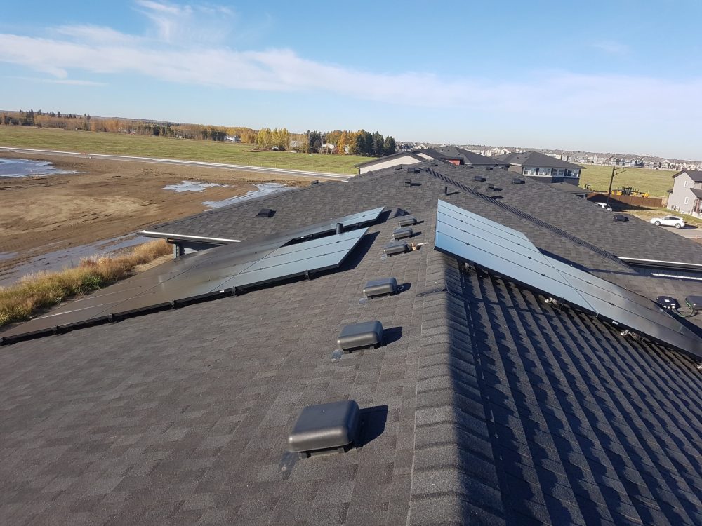 edmonton solar installation by solar ninjas 8.7 KW