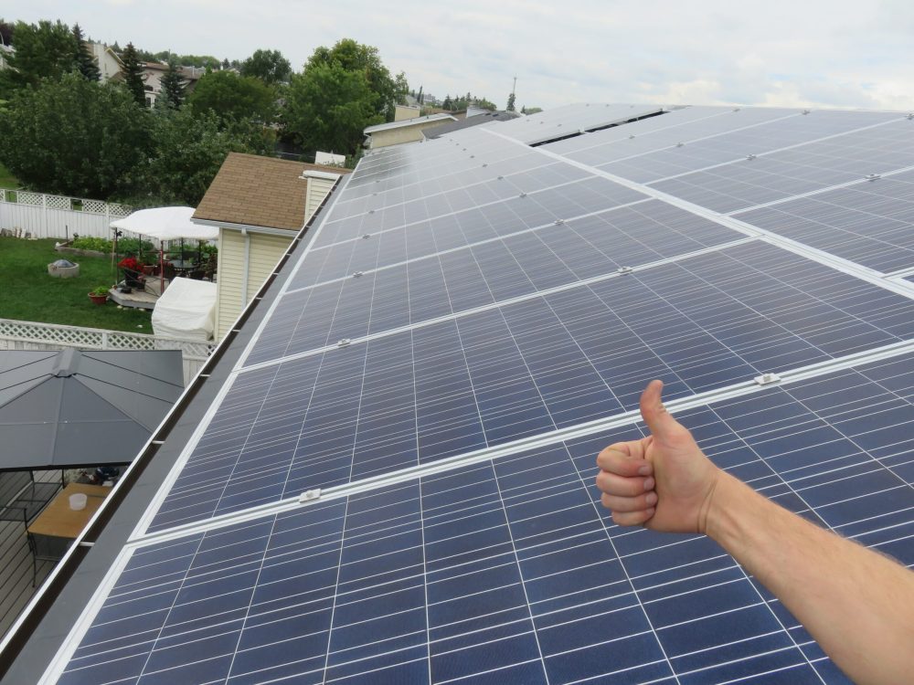 5.3 KW solar panels installed by solar ninjas in Edmonton